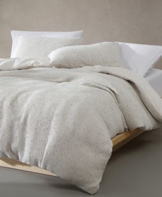 Speckled Waffle 3 Piece Duvet Cover Set, King
