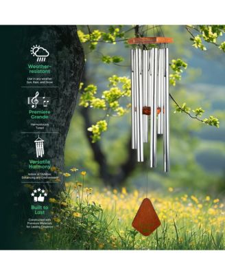 Premiere Grande Wind Chimes - 6-Tube E Pentatonic Scale Outdoor Wind chime