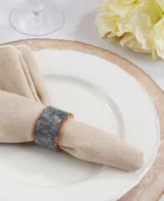 Resin Artistry Napkin Ring Set of 4