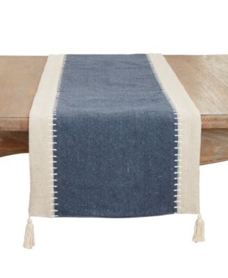 Whipstitched Border Design Table Runner, 16"x72"