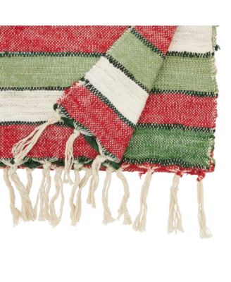 Wide Striped Table Runner, 16"x72"