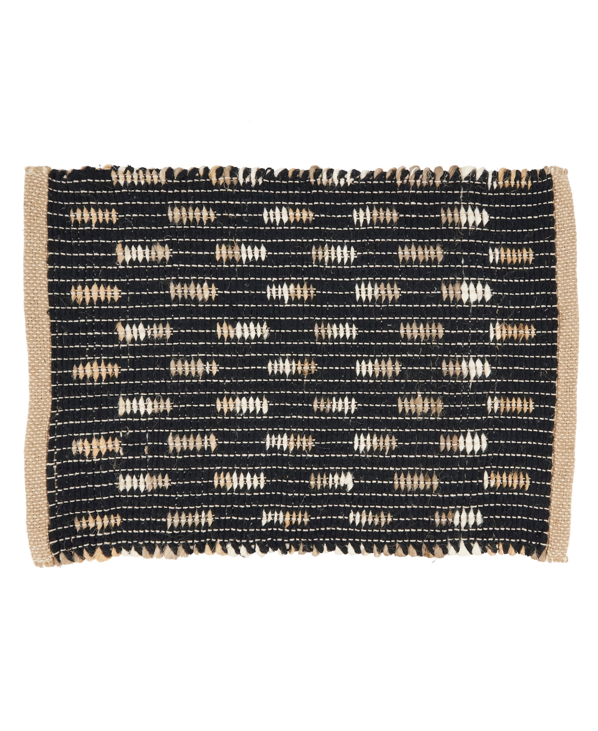 Saro Lifestyle Tailored Stripe Placemat Set Of 4, 14"x20" In Natural