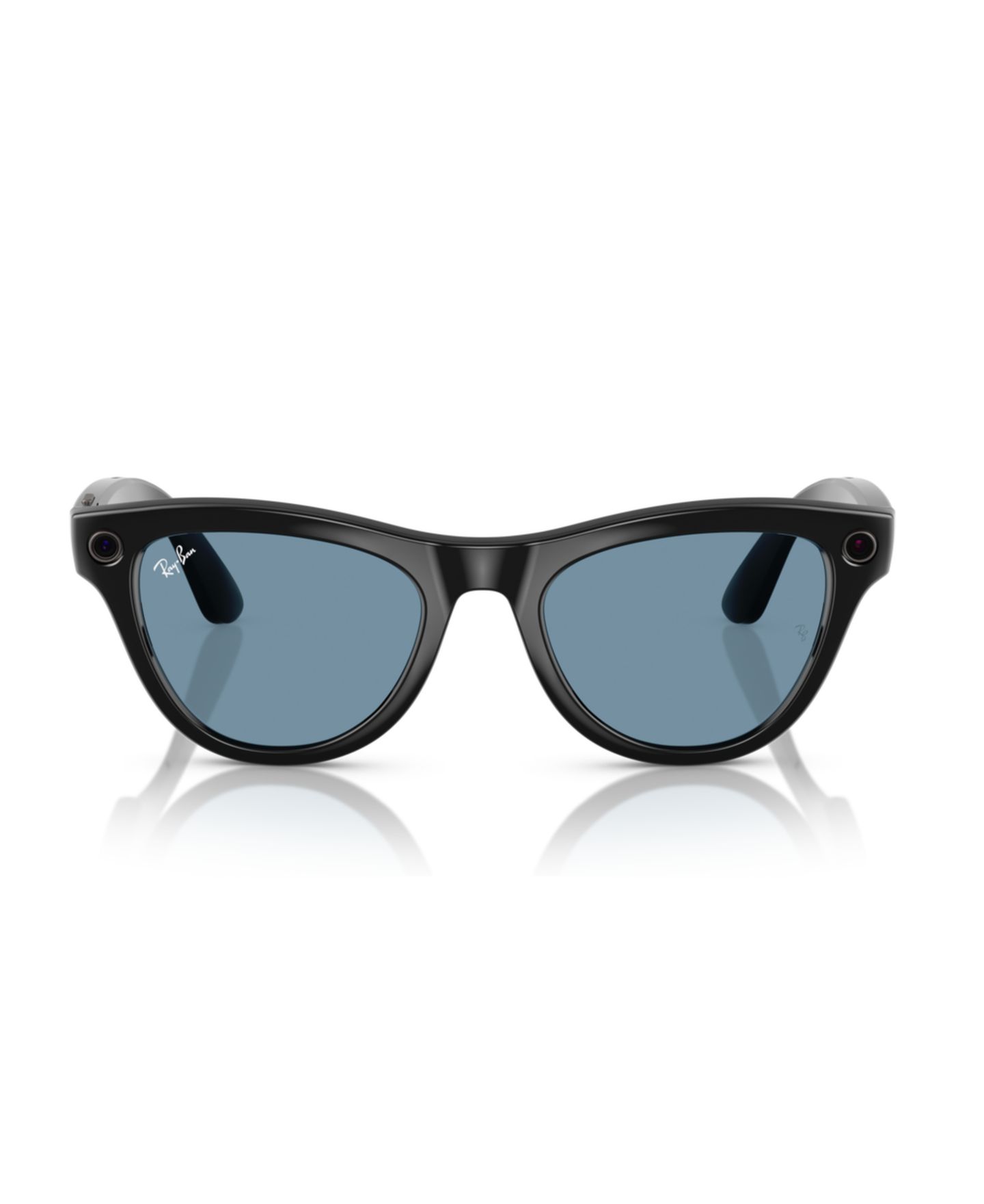 Очки Ray-Ban Unisex AI Meta Gen1 Skyler Photocromic Glasses, RW4010, цвет: Чёрный фиолетовый — фото 8