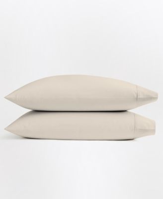 Purity Home 400 Thread Count Cotton Percale Pillowcase Pair, Standard
