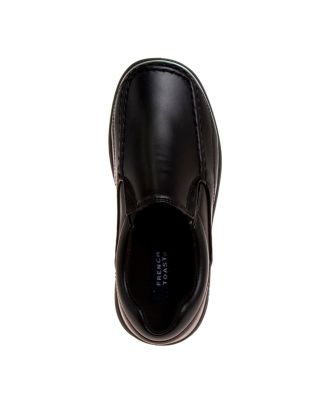 Little Boys Artificial Leather Construction School Shoes