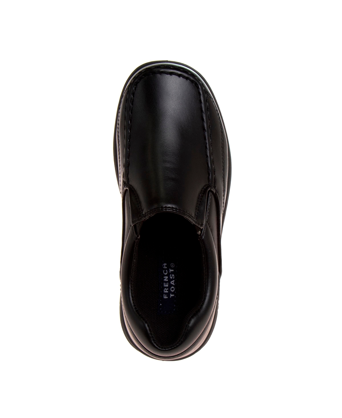 French Toast Little Boys Artificial Leather Construction School Shoes In Black