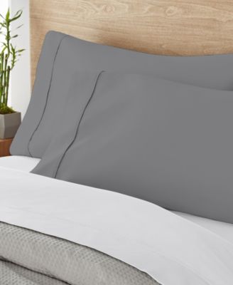 400 Thread Count Cotton Percale Pillowcase Pair, King