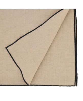 Stonewashed Stitched Edge Table Runner, 16"x72"