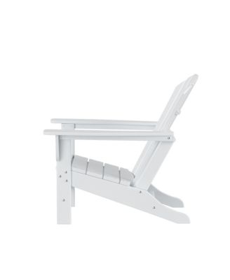 All-Weather Contoured Outdoor Poly Adirondack Chair