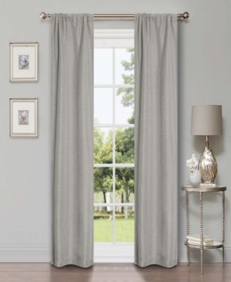 Linen Inspired Classic Room Darkening Fade Resistant 8 Piece Curtain Set