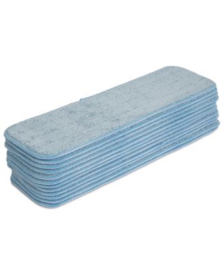 Microfiber Flat Wet Mop Refills (12 Pack) - 18", Color Options