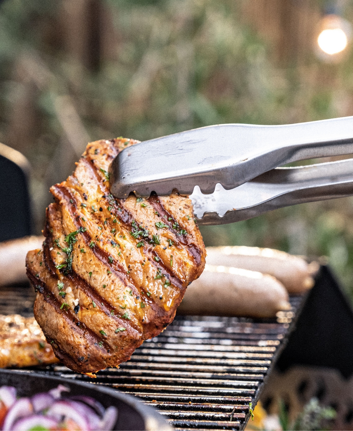 Zwilling Bbq Charcoal Grill Tongs In Stainless Steel And Charcoal