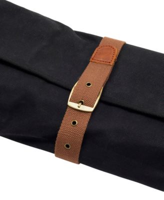 BBQ Chef’s Black Waxed Canvas Tool Storage Wrap