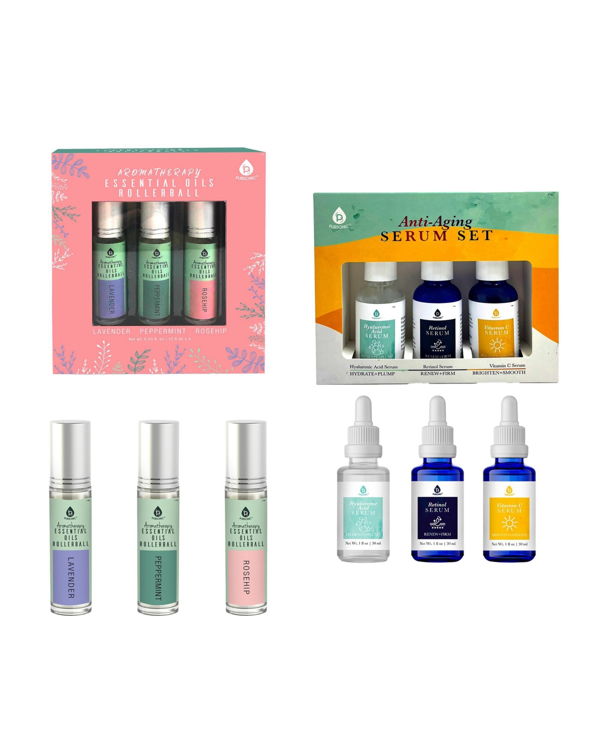 Aromatherapy & Anti-Aging Serum Set - Assorted Pre-pack (See Table