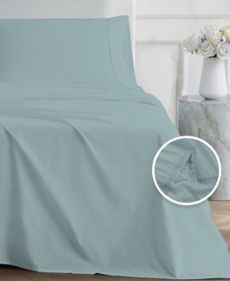 300 Thread Count 100% Cotton Sateen 3-Pc. Sheet Set, Twin