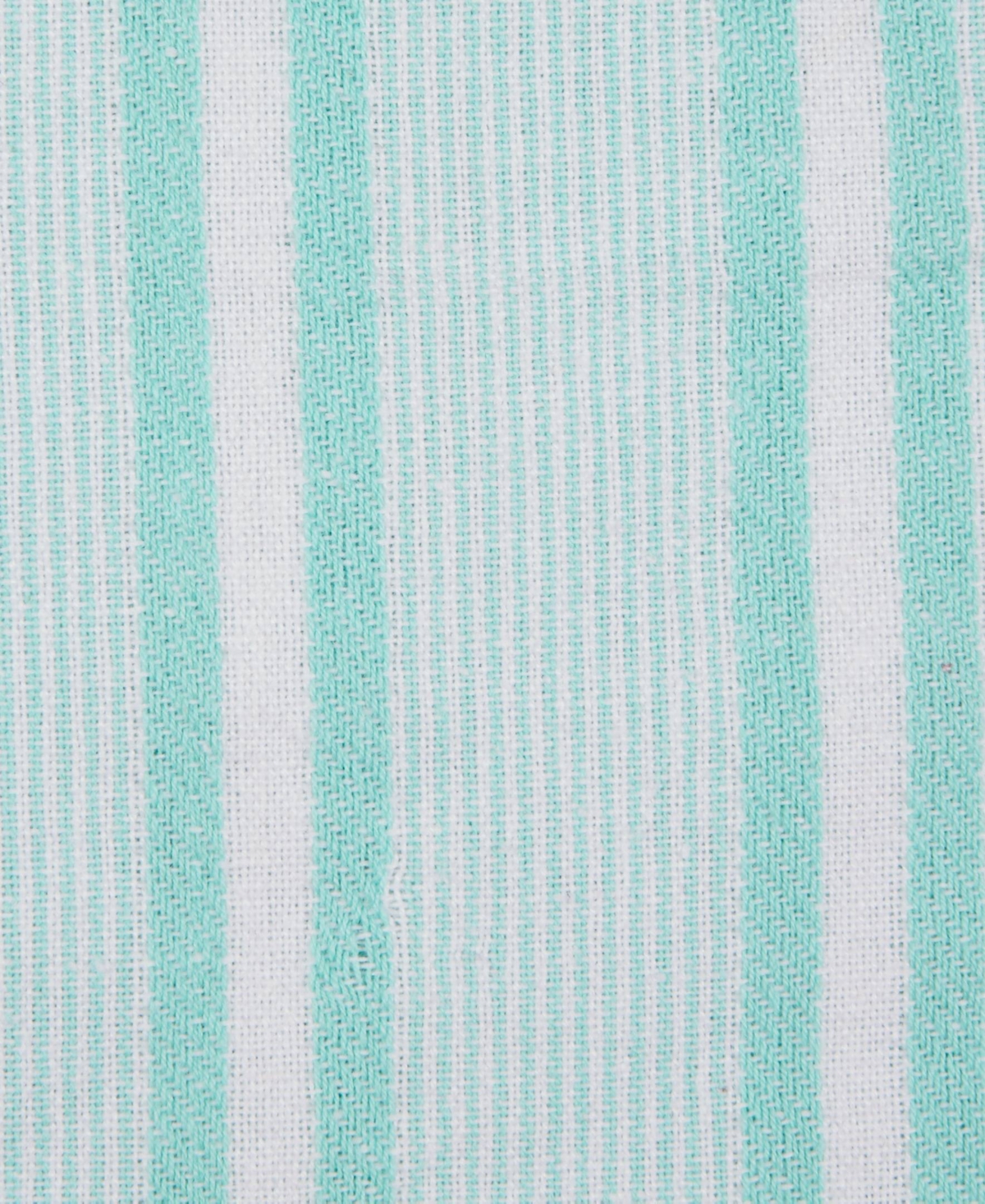 Design Imports Double Strip Chef Kitchen Cooking Baking Collection, Double Oven Mitt, 35x7.5", Aqua In Aqua