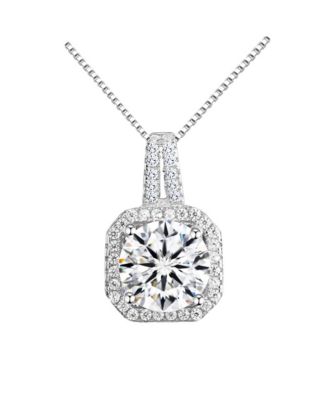 Cubic Zirconia Necklace and Earring Set
