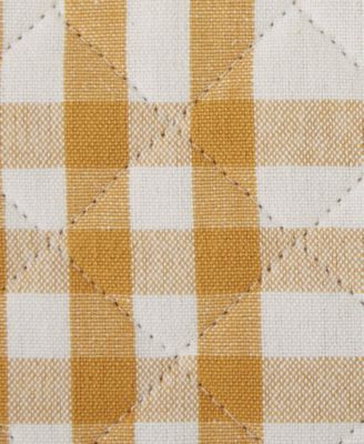 Home Sweet Farmhouse Kitchen Collection, Potholder/Oven Mitt/Dishtowel Set, Honey Gold, 4 Count