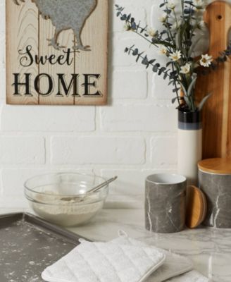 Basic Kitchen Collection, Quilted Terry, White, Potholder