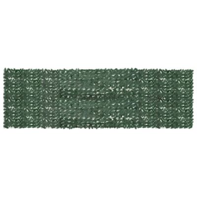 Balcony Screen Dark Green Polyethylene and fabric 197 x 59 in