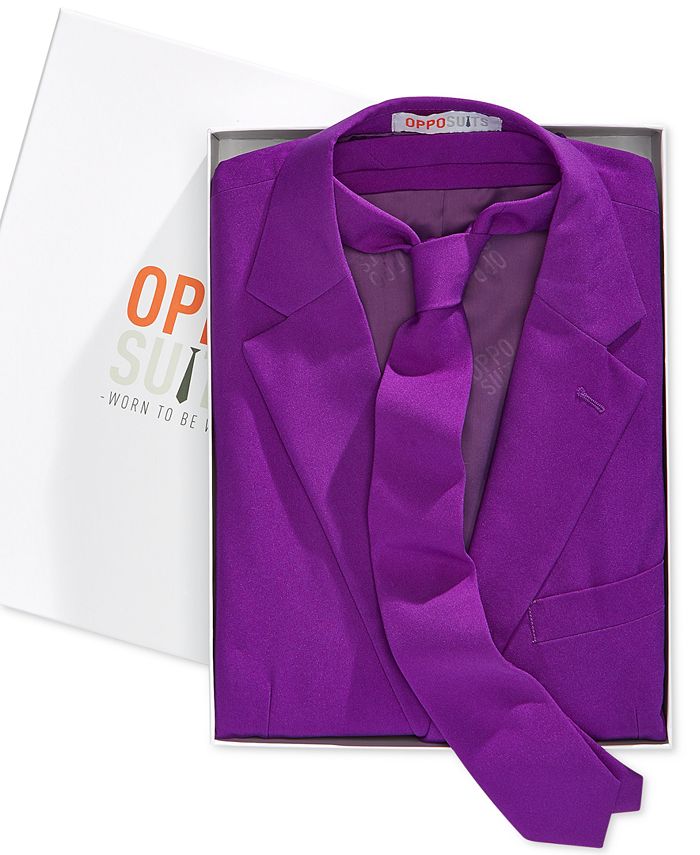 Opposuits Mens Purple Prince Solid Suit Macys 0905