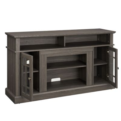 Modern TV Stand with Open/Closed Storage