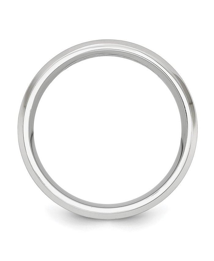 Black IP Plated Chiseled Sides & Brushed Stripe Center ��������� 8mm main image 1