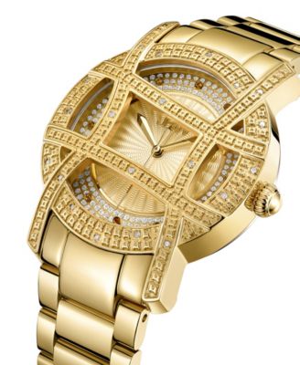 10 YR Anniversary Women's Olympia Diamond (1/5 ct.t.w.) 18K Gold Plated  Watch