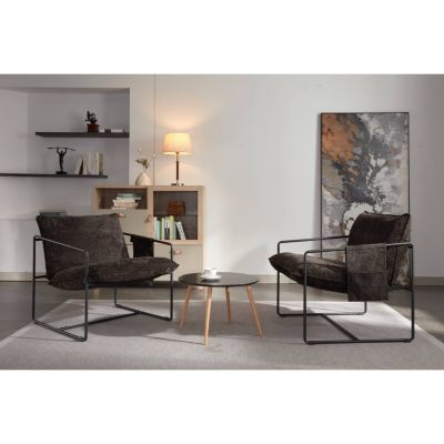Upholstered Hanging Armchair with Metal Frame