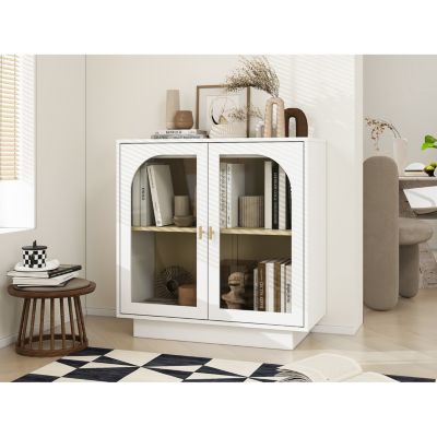 Streamdale Storage Cabinet With Acrylic Door For Living Room, Dining Room, Study