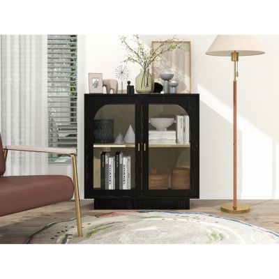 Streamdale Storage Cabinet With Acrylic Door For Living Room, Dining Room, Study