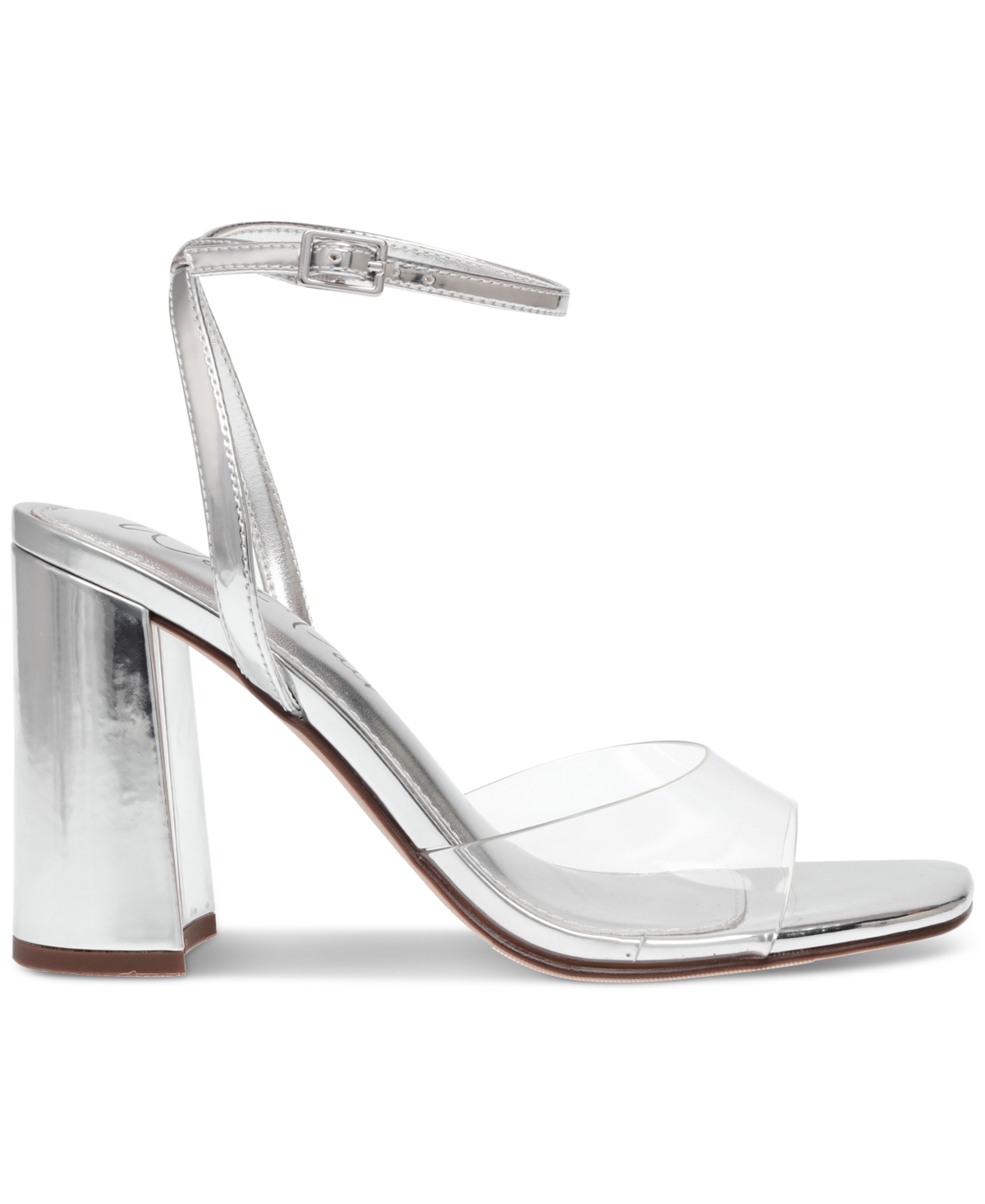 Wild Pair Nataliah Two-Piece Dress Sandals, Created for Macy's -Clear Vinyl