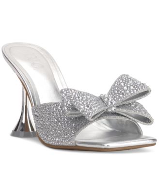 I.N.C. International Concepts - Women's Beonna Embellished Bow Slide Sandals