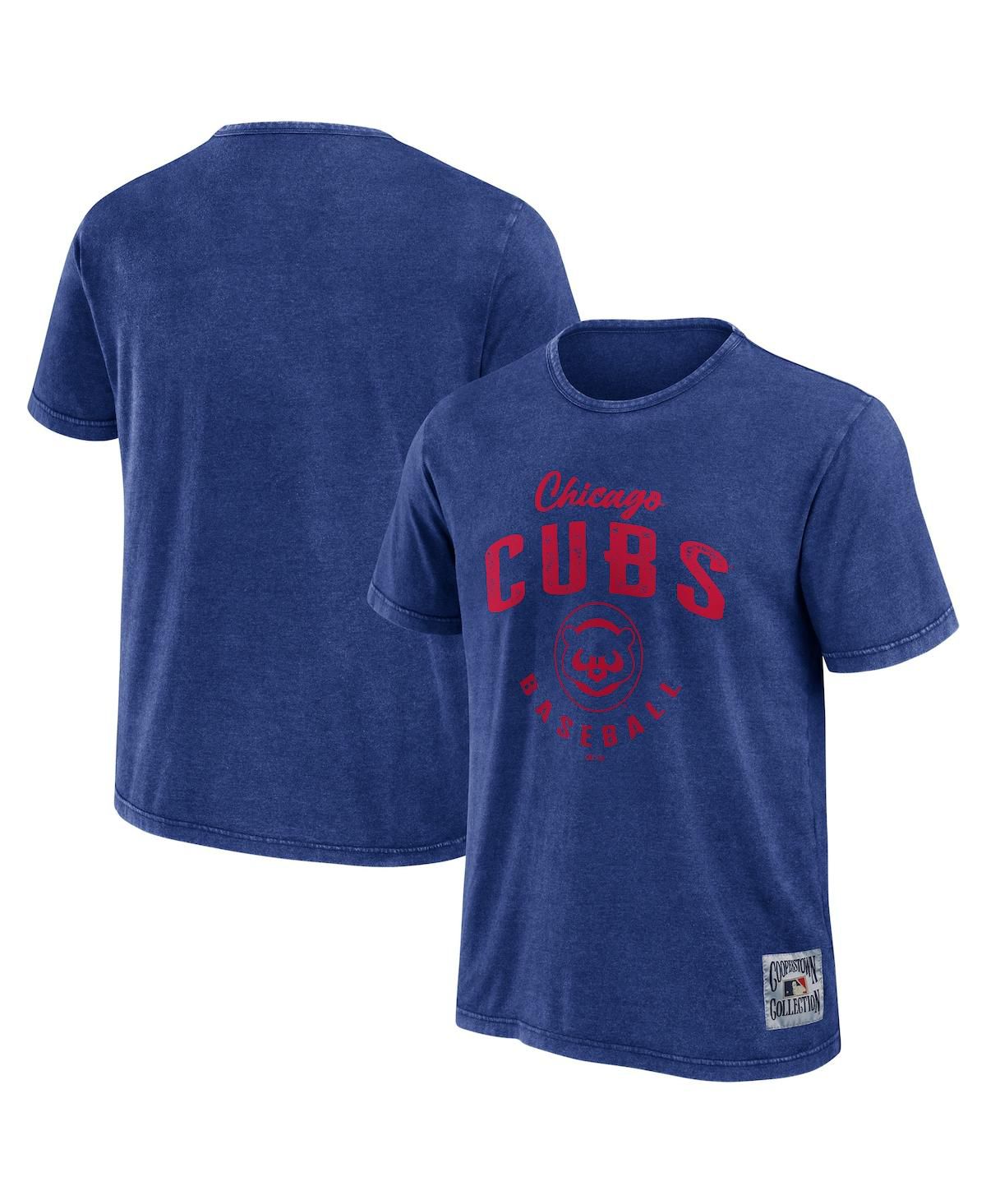 Мужская коллекция Darius Rucker от Heather Royal Chicago Cubs Cooperstown Collection, постиранная футболка