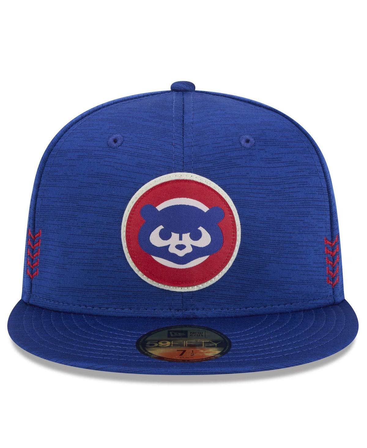 New Era Men'sChicago Cubs 2024 Clubhouse 59FIFTY Fitted Hat - Royal