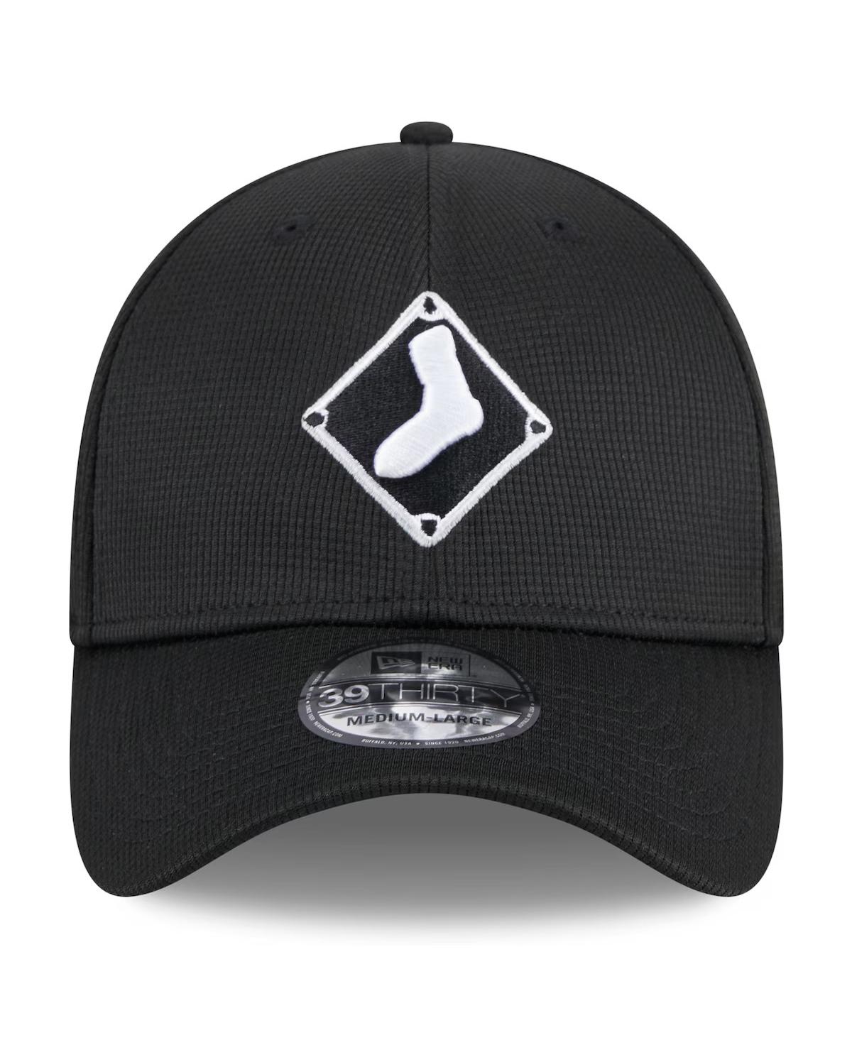 New Era Men'sChicago White Sox 2024 Batting Practice 39THIRTY Flex Hat - Black