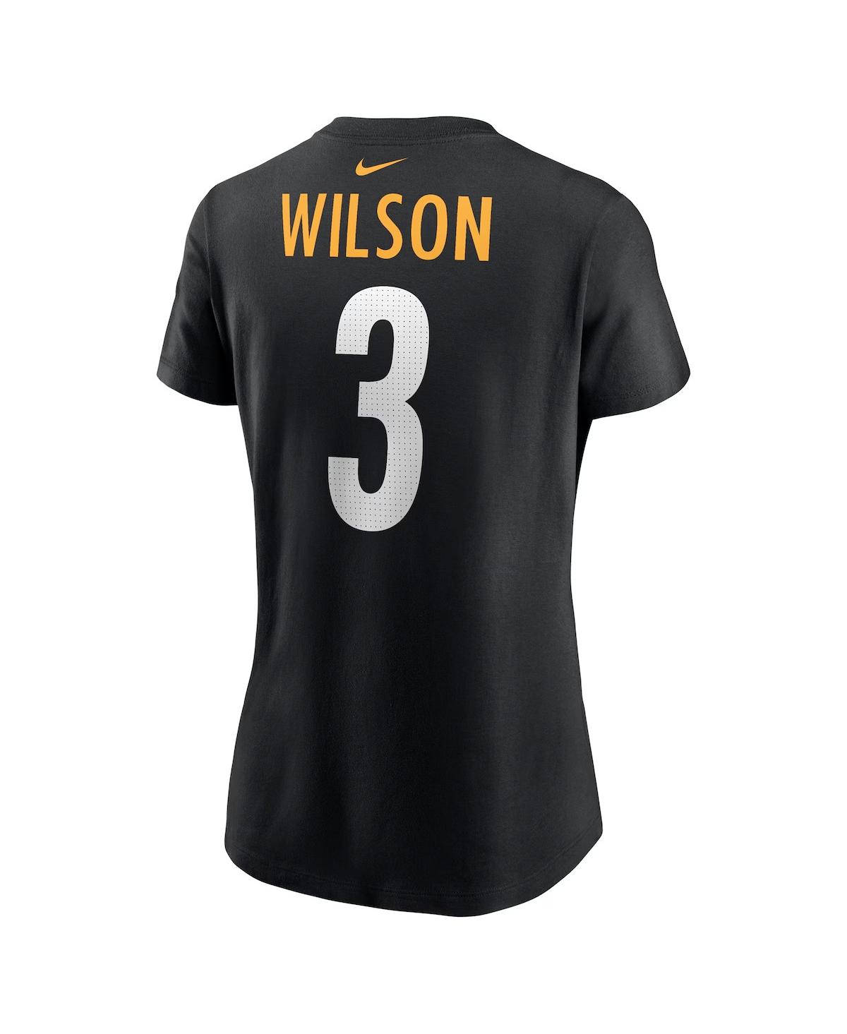 Nike Women's Russell WilsonPittsburgh Steelers Name Number T-Shirt - Black