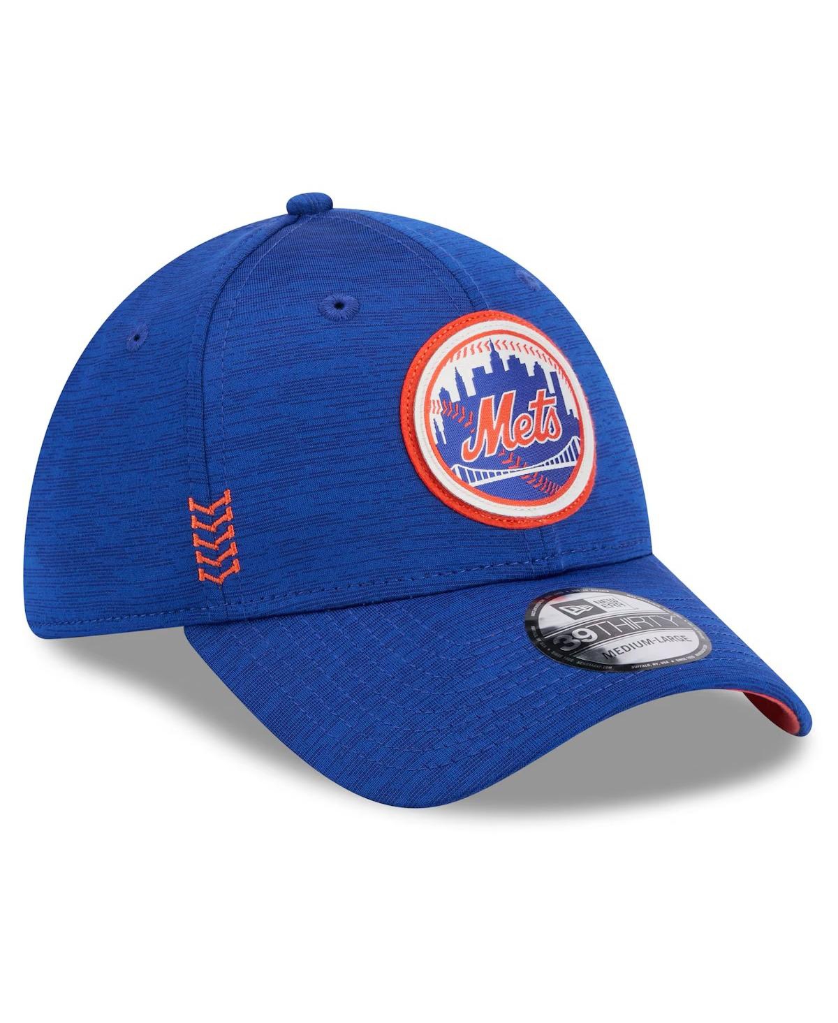 New Era Men'sNew York Mets 2024 Clubhouse 39THIRTY Flex Fit Hat - Royal
