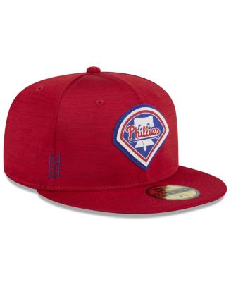Men's Red Philadelphia Phillies 2024 Clubhouse 59FIFTY Fitted Hat