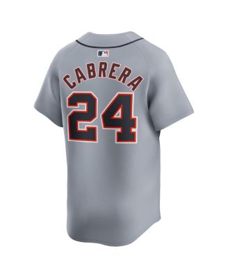 Nike Men's Miguel Cabrera Gray Detroit Tigers Road Limited Player