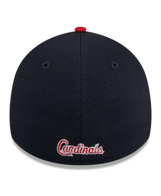 Men's Navy St. Louis Cardinals 2024 Batting Practice 39THIRTY Flex Hat