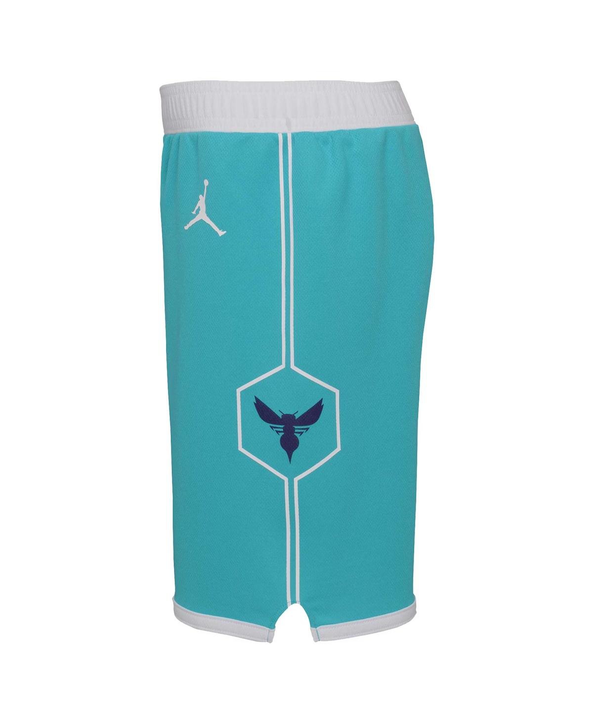 Jordan PreschoolCharlotte Hornets 2023/24 Icon Edition Replica Shorts - Teal