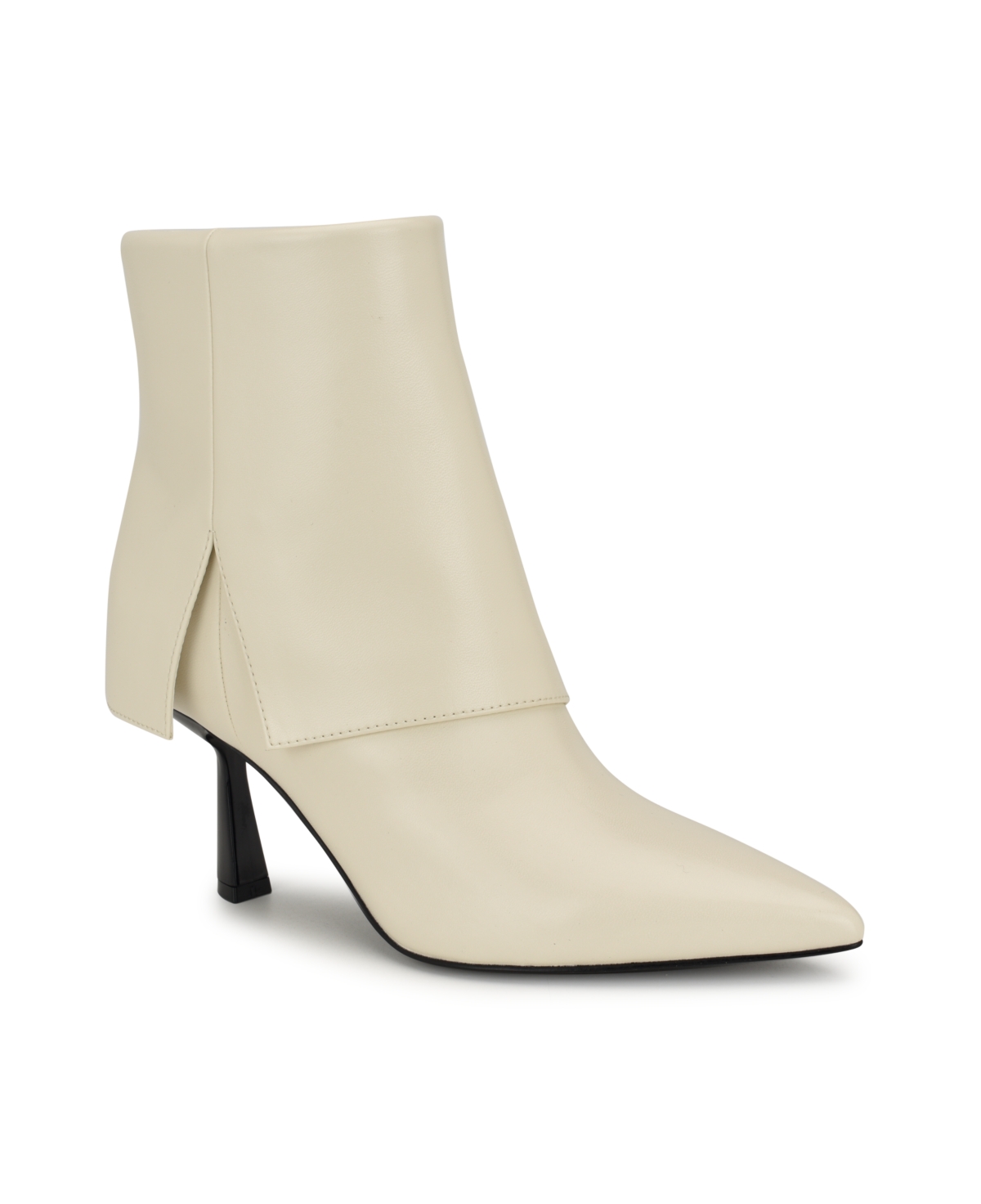 Women's Bazie Pointy Toe Stiletto Heel Dress Booties - Red