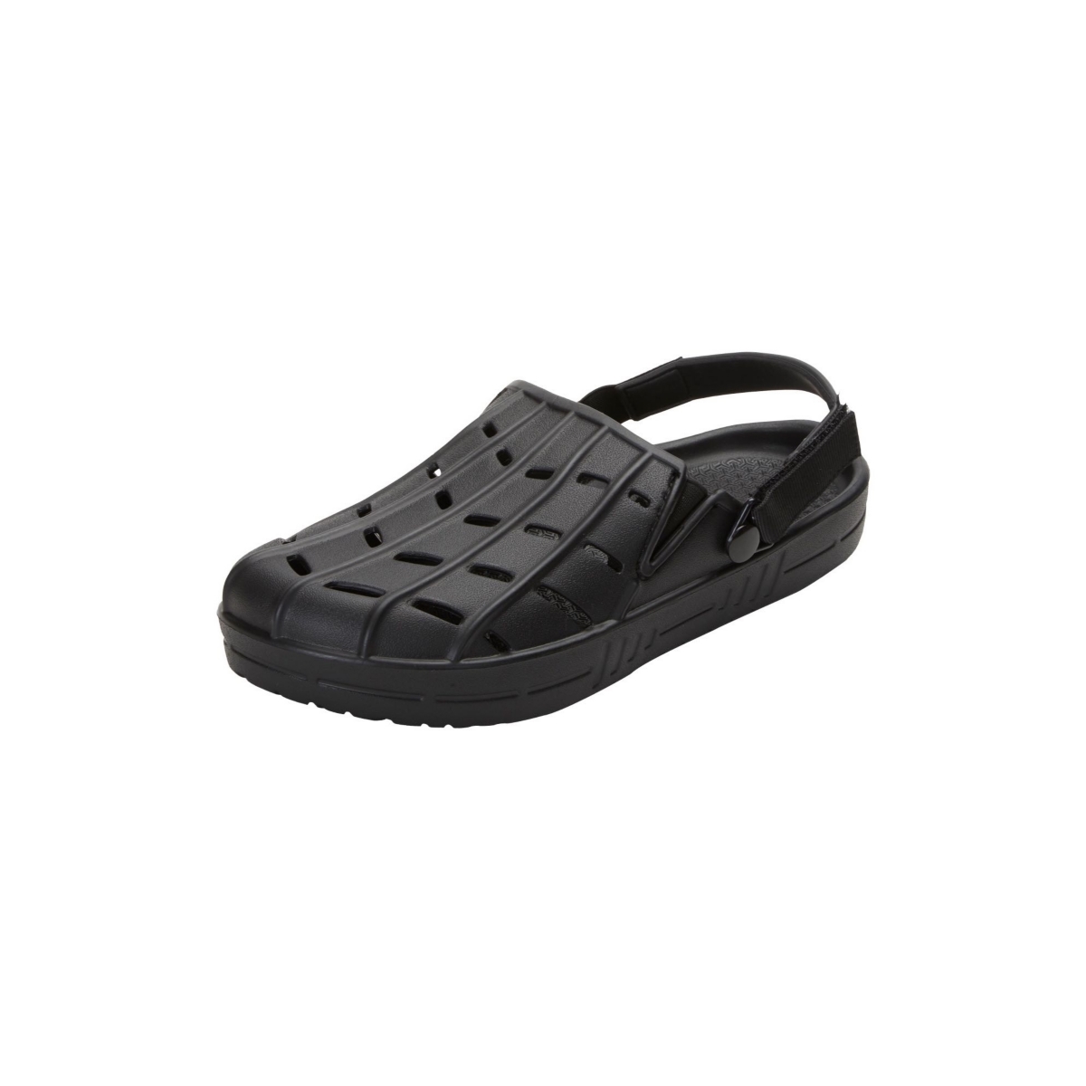 Men's Rubber Clog Water Shoe - Black