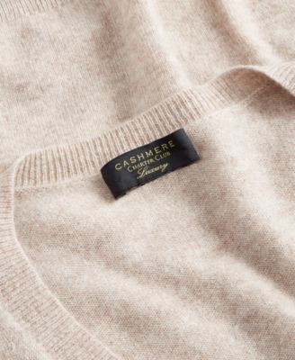 Plus Size 100% Cashmere V-Neck Sweater, Macy's Exclusive