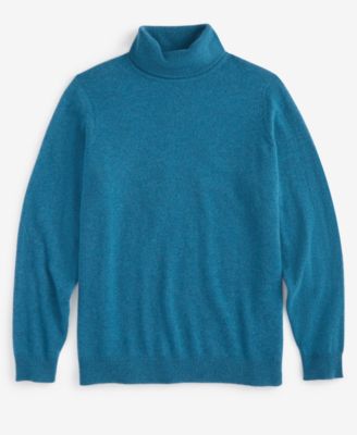 Plus Size 100% Cashmere Turtleneck Sweater, Macy's Exclusive