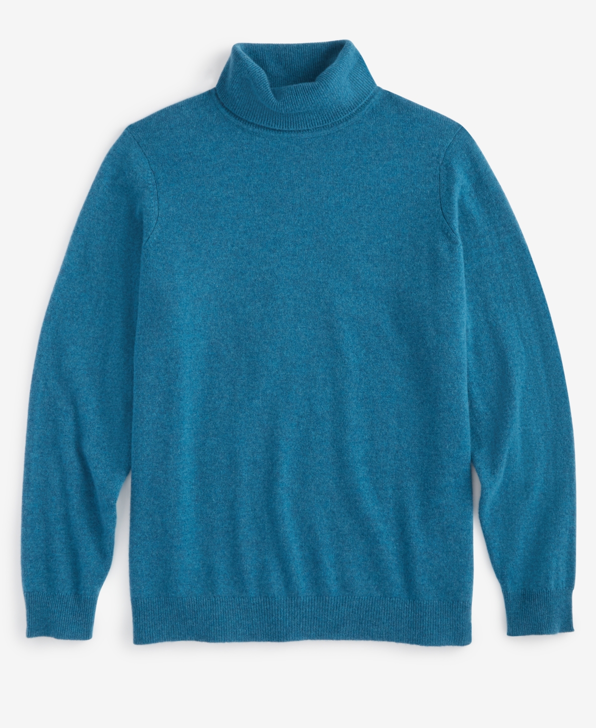 Charter Club Plus Size Cashmere Turtleneck Sweater, Created For Macy's In Blue Opal Heather
