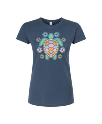 Trendy Juniors Turtle Flower Graphic Tee