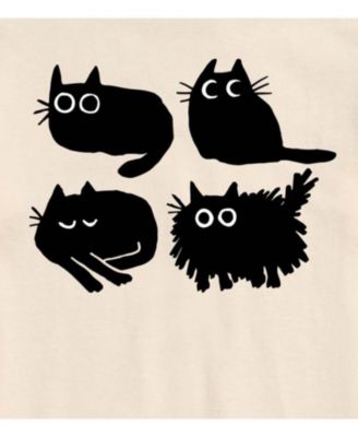 Trendy Juniors Cat Grid Graphic Tee