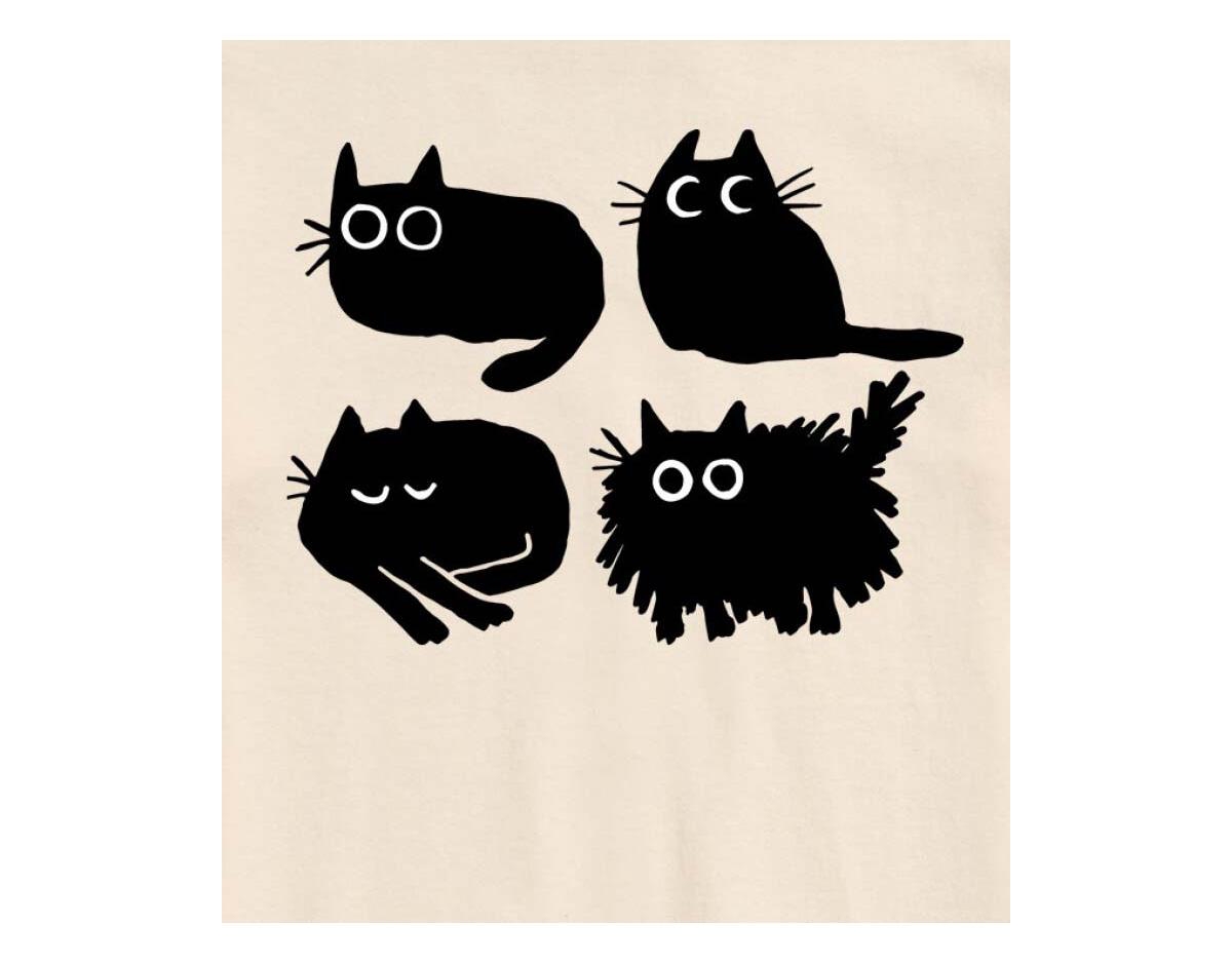 Good Vibes Llc Hybrid Apparel Trendy Juniors Cat Grid Graphic Tee In Beige,khaki